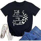 Christian Jesus T-Shirt for Women Vintage Bible Verse Printed Short Sleeve Faith Blessed Inspirational Girl Top Tees