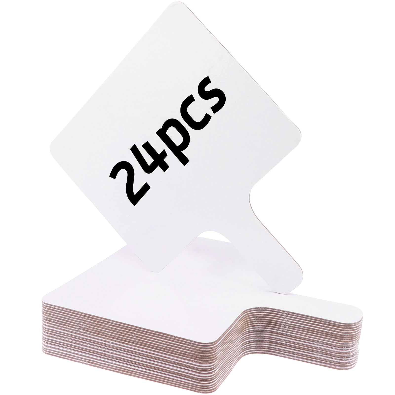 24 PCS 10" x 8" Double Sided Dry Erase Boards Handheld Double Sided White Boards Small White Boards for Learners Teacher Home Classroom Users Office Supplies