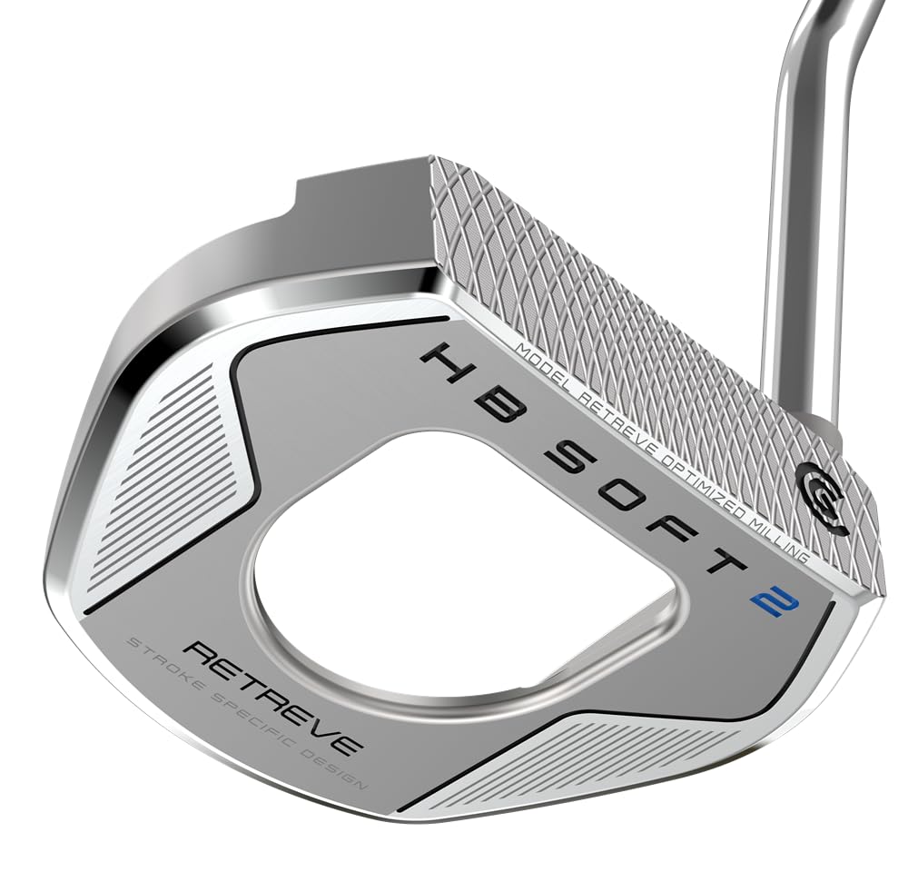 Cleveland Golf HB Soft 2 Retreve OS 34" RH Silver Right-Handed Putter for Adult Men