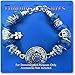Timeline Treasures European Charm Bracelet Charms and Beads for Women, DIY Jewelry, Birthstone Blue September Sapphire
