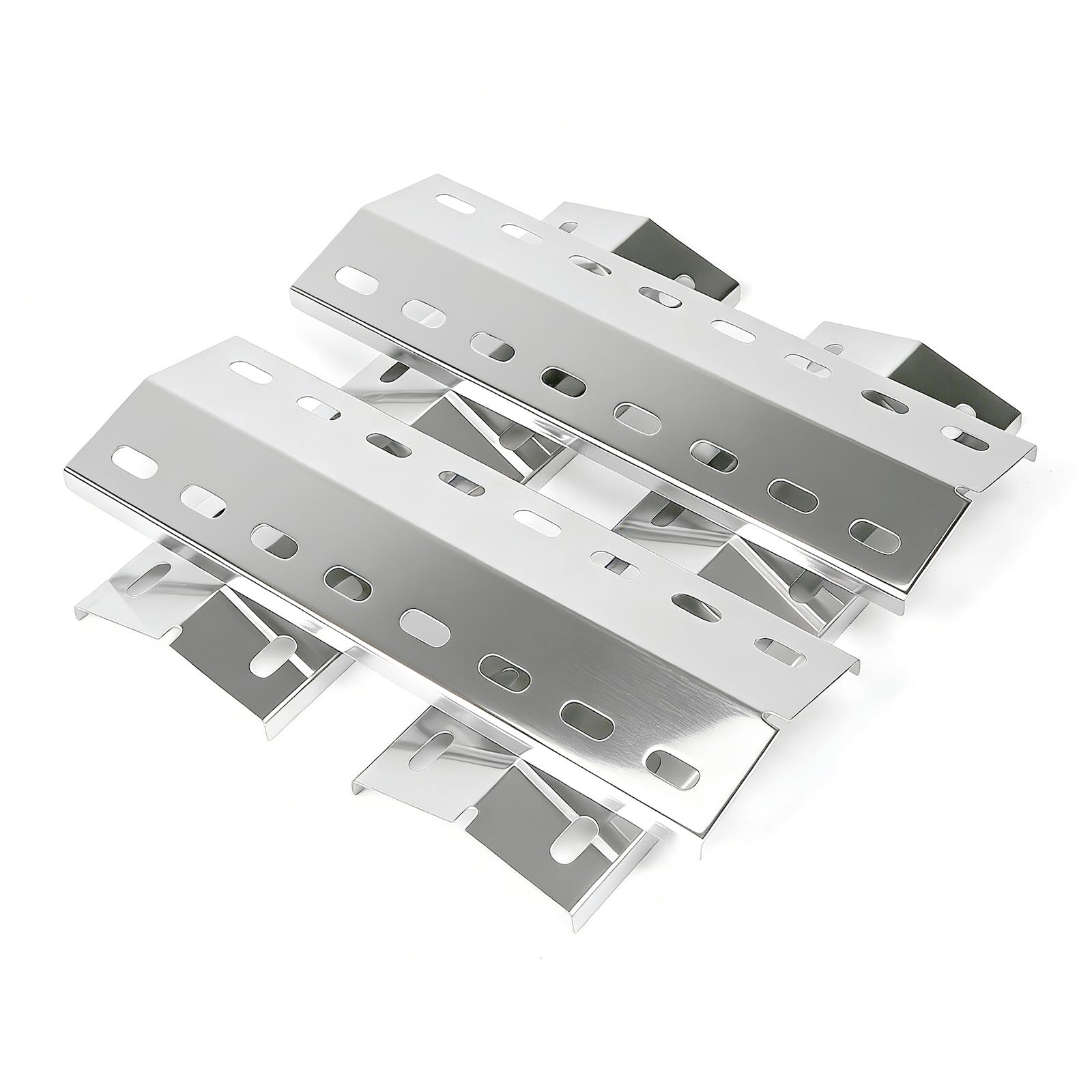 GFTIME 36.5 x 12cm Stainless Steel Universal Burner Cover Spare Parts for Enders Chicago 3, Enders BOSTON PRO 3K, Enders Boston 6 Kr turbo, Tepro 3561, Barbecook Brahma 4.0, 4 Pieces