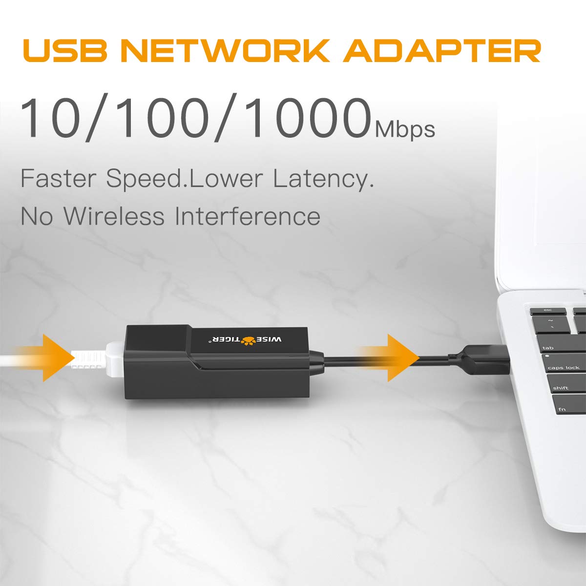 Network Adapter USB 3.0 Gigabit Ethernet Adapter RJ45 LAN for 10/100/1000Mbps Support Nintendo Switch MacBook Air Windows 8 7 XP Vista OS
