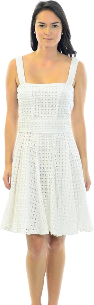 white eyelet dress amazon