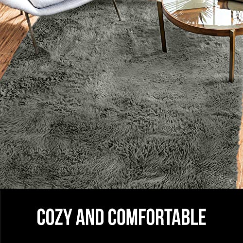 Gorilla Grip Soft Faux Fur Area Rug, Washable, Shed and Fade Resistant