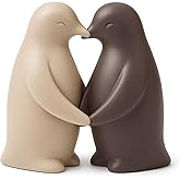 Valentines Day Penguin Gift for Women Couple Cute Ceramic Statue Home Room Decor Figurine Sculpture Anniversary Wedding Birthday Present for Her Him You Are My Penguin Home Table Book Shelf Decoration