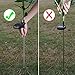 Homeleo Garden Light Up Rose Flower Stake, Outdoor Solar Powered Rose Lights for Garden Patio Backyard Christmas Pathway Driveway Decoration - Blue