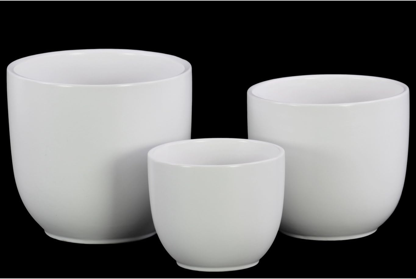 UTC50310 Ceramic Pot Coated Finish White