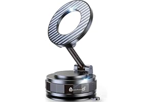 VIPCASE Vacuum Magnetic Car Phone Holder for Mag-Safe [89+LBS Suction & 3200gf Magnetic] 360° Adjustable Ultra Suction Cup Phone Holders for Your Car, Car Mount for iPhone 17 Pro Max 16 15 14 13 12 Air Plus