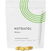 Nutrafol Women's Hair Growth Supplements, for Women Ages 18-44, Clinically Proven Hair Supplement for Visibly Thicker and Stronger Hair, Dermatologist Recommended - 1 Month Supply, 1 Refill Pouch