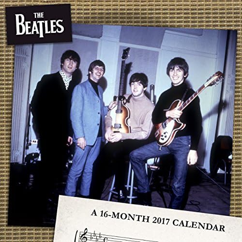 Trends International 2017 Mini Wall Calendar, September 2016 - December 2017, 7" x 7", The Beatles Calendar – Mini Calendar, July 1, 2016