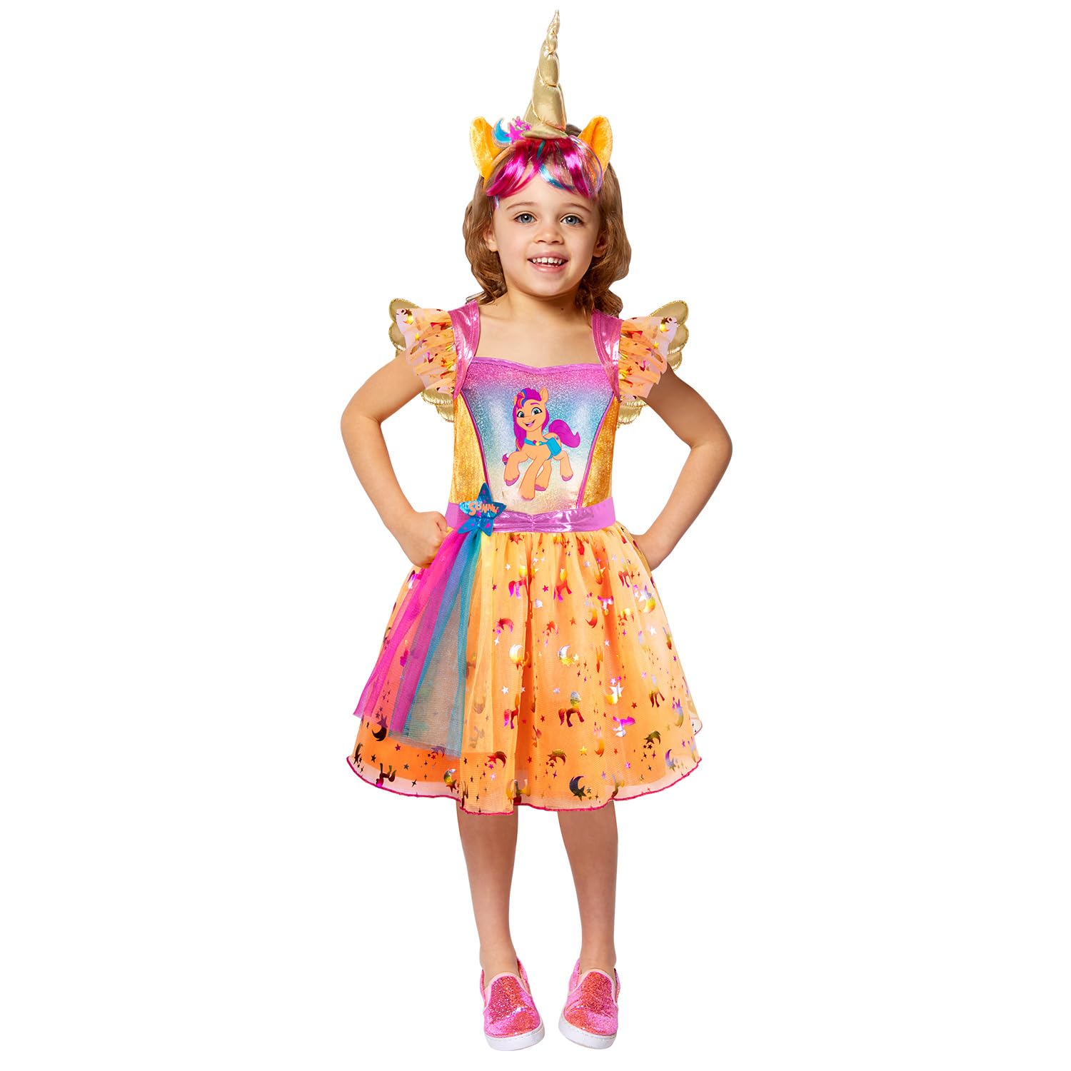Amscan 9918481 - Girls My Little Pony Sunny Starscout Fancy Dress Costume Age: 6-8 Yrs