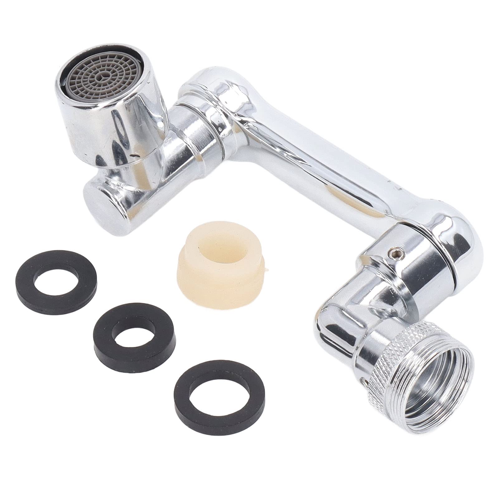 Rotatable Multifunctional Extension Faucet,1080° Large-Angle Rotating Robotic Arm Water Nozzle Faucet Adaptor,Universal Rotating Faucet Extender for Bathroom,with 2 Water Outlet Modes