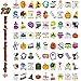 144 PCS Halloween Temporary Tattoos, Waterproof Pumpkin Tattoos Stickers for Kids Children Party Favors, 72 Patterns Multicolor