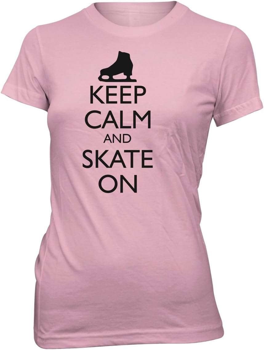 Hot4TShirts Keep Calm and Skate On T-Shirt Junior's