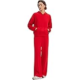 SUUKSESS Women 2 Piece Sets 2025 Oversized Hoodie Sweatshirt Wide Leg Sweatpants