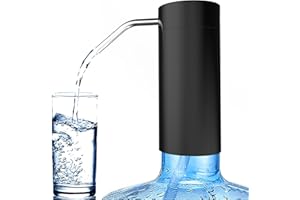 Water Bottle Dispenser Pump, MagicPro Electric Automatic USB Charging 5 Gallon Portable Water Dispenser, Fits Most 2-6 Gallon Water Bottle, Touch it on Technology Make Life Much Easier