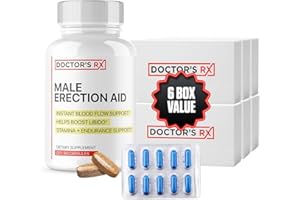 EPN SUPPLEMENTS Doctor's RX Pills for Men Fast Acting ED Pills | #1 Rated Male EnIargement Support | Extreme Blood-Flow to Strengthen & Grow Stiffer Hard-On's | 19 Dr. Recommended Ingredients | Max Dosage - 60 Pills