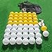 CAITON Golf Practice Balls, Indoor Swing Training Golf Ball, Airflow Holes Plastic Balls, Durable Golf Ball for Living Room, Golf Course, Yard