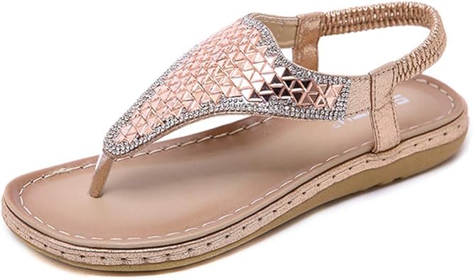 flat sandals with bling