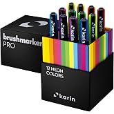 KARIN Brush Marker Pro Neon Colours Case