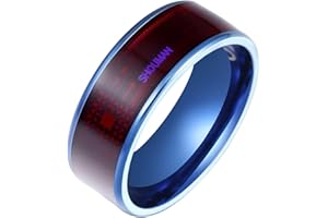 MUYIYI11 NFC Chip Ring Fashionable Bluetooth-compatible Thickened Stainless Steel Universal Smart Ring for Daily Use