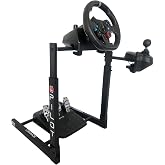 LIMARACE Suporte Cockpit Para Volante Logitech Com Suporte De Cambio. Compatível com LOGITECH-G25, LOGITECH-G27, LOGITECH-G29