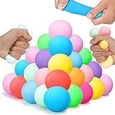36Pcs Stress Balls Set for Adults and Kids - Squishy Ball Sensory Fidget Toys for Anxiety Relief - Squeeze Ball Party Favors 