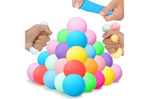 Lot de 36 balles souples pour enfants, jouets pour tout-petits, cadeaux de fête d'anniversaire (36 balles anti-stress)