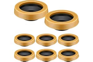 Marsui 8 Pack Toilet Wax Ring Thick Toilet Bowl Wax Ring Gasket for Toilet Bowl Toilet Wax Ring Seal for 3-inch/4-inch Waste Line-Gas, Odor and Watertight Seal