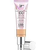 IT Cosmetics CC+ Cream Illumination - Radiant Full Coverage Foundation With SPF 50+, Color Corrector & Hydrating Anti-Aging Serum, Hydrolyzed Collagen + Peptides, Normal to Dry Skin - 1.08 fl oz