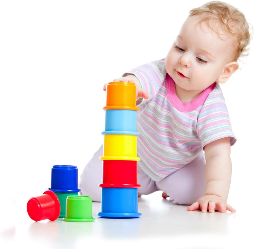 stacking beakers babies
