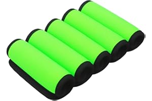 XiOiOiX Luggage Handle Wrap-Neoprene Luggage identifiers for Suitcases Unique Bright Luggage Tags/Spotter/Markers/Handle Cover Travel Accessories (Bright Green)