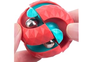 ONCOFAN Unique Orbit Ball Fidget Toy, Novelty Beads Track Infinity Cube Stress Relief Balls Creative Sensory Toys for Autistic ADHD Kids Adults