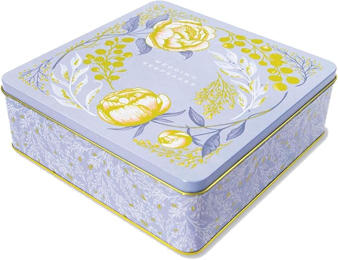 Rachel Ellen Designs - Caja de Recuerdos (tamaño Grande), Color Azul: Amazon.es: Hogar