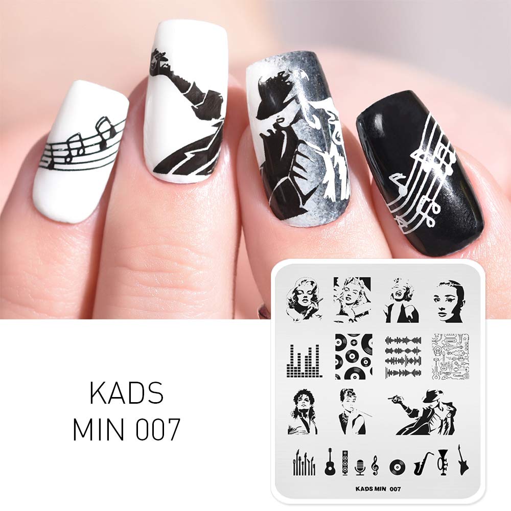 KADS Nail Art Manicure Edge Trimmer Nail Cutter Tool Nail Gel Easy French Smile Line Nail Acrylic Tool with 11 Sizes : Beauty