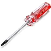 Luomorgo T10 Torx Screwdriver, T10 x 75mm | Magnetic Tip, Insulated PVC Handle, Security Torx, For Repairing Device &amp; Appliance, 1 Pc
