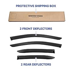 Window Visors Rain Guards Shield for Toyota Corolla