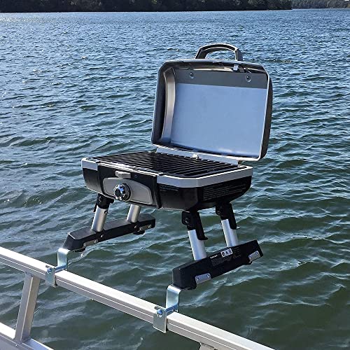 Cuisinart Grill Modified for Pontoon Boat with Arnall's Stainless Grill