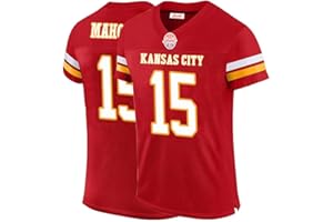 SHXINET Mens/Youth Kansas City Red Football Stitched Jerseys