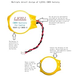 LJCELL 5PCS CMOS Battery for IBM Lenovo Thinkpad