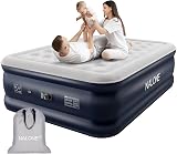 NALONE King Air Bed Inflatable Mattress Built-in Pump 203x152x46cm Queen