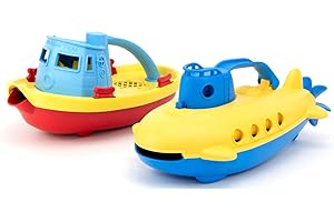 Green Toys Tug Boat & Submarine Combo Pack
