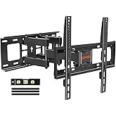ELIVED TV Wall Mount for Most 26-65 Inch tvs, Full Motion TV Mount with Swivel and Tilt, Wall Mount Bracket Max VESA 400x400mm, Holds up to 99 lbs.