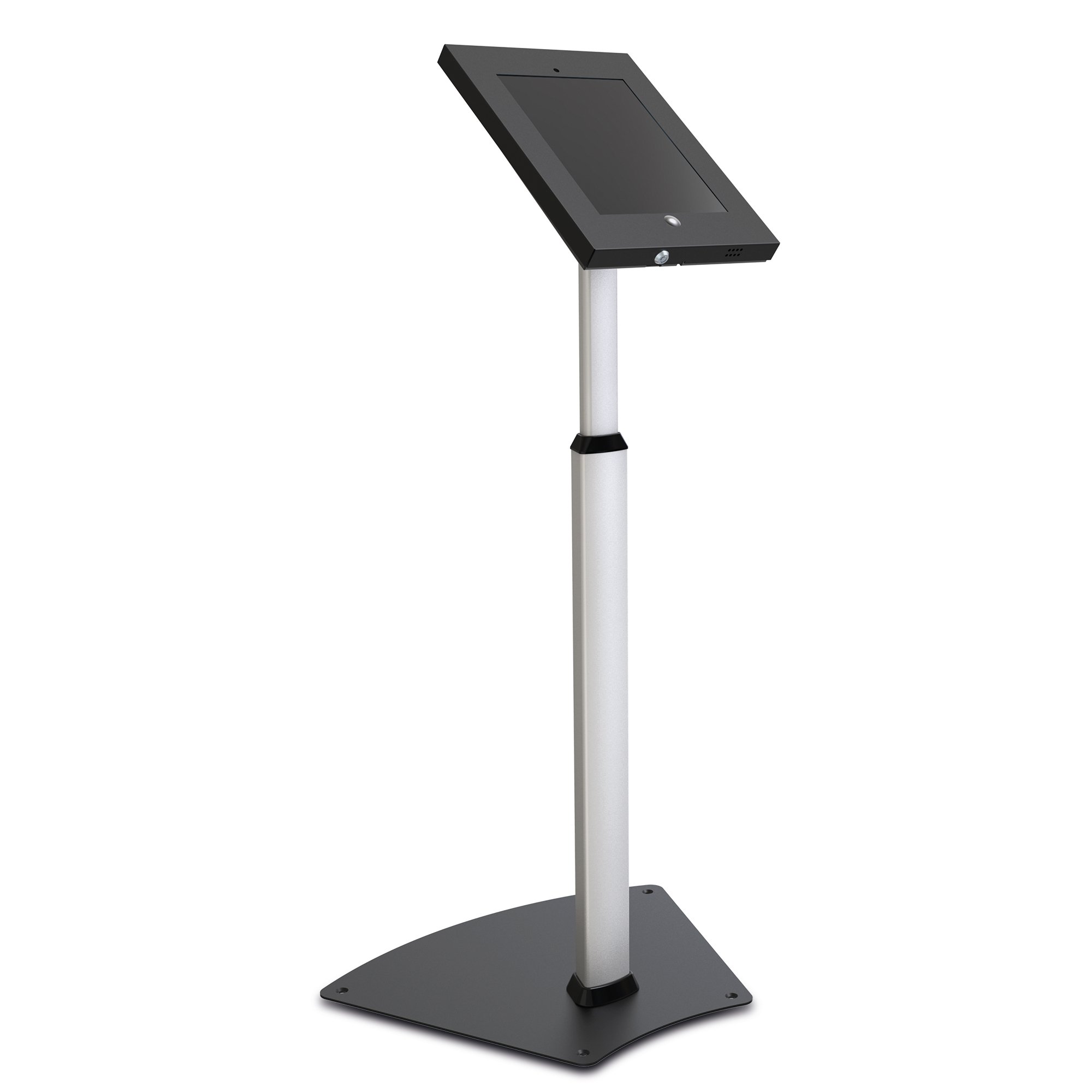 PureMounts PDS-5620 Stand for Apple iPad 2/3/4/Air - Column Height 700-1100mm - Tilts -90° to 90° with Anti-Theft Device