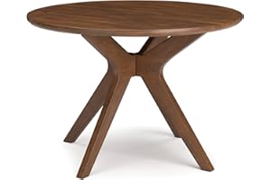 Signature Design by Ashley Lyncott Traditional Round Dining Room Table, Seats up to 4, Brown, 45" W x 29.75" H