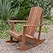 Plant Theatre Wooden Adirondack Chair - Weather Resistant, Acacia Wood, Foldable Fire Pit Chairs for Porch, Deck, Lawn and Campfire - Outdoor Patio Furniture