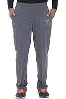 Vimal Men's Metallic Grey Trackpants