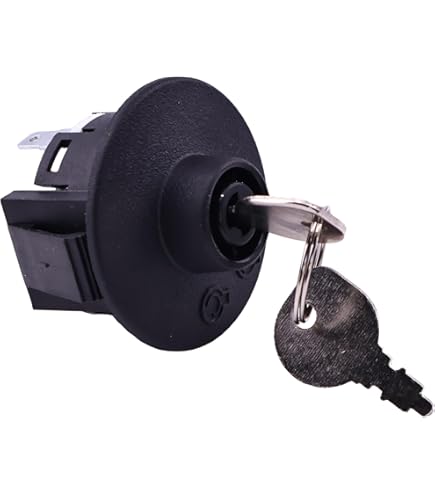 HD Switch Starter Switch W/Keys Replaces 25 099 02-S, 25 099 04-S Fits Kohler CH11 CH12.5 CH14 CH18 CH20 Engines & More - Includes 3 Keys, Mounting Hardware & Free Carabiner