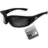 Global Vision Eyewear Men's Kickback 24 Sunglasses with Photochromic Color Changing Lenses