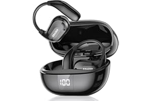 ERAZERL ERAZER XT66PRO AI Translation Earbuds Real Time OWS Wireless Bluetooth Earphones 135 Language Translator Earbuds Open Ear translating Headphones for Travel Business Learning Black